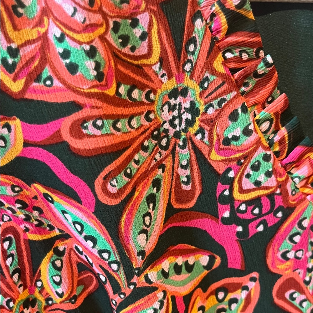 J.Crew Colorful Paisley Ruffle Dress - Picture 3 of 3